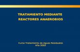 TRATAMIENTO MEDIANTE REACTORES ANAEROBIOS Curso Tratamiento de Aguas Residuales Año 2002.