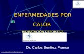 Www.deporteymedicina.com.ar ENFERMEDADES POR CALOR HIDRATACIÓN DEPORTIVA Dr. Carlos Benítez Franco.