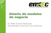 Diseño de modelos de negocio Dr. Pablo Gustavo Rodriguez Antropología económica y del desarrollo.