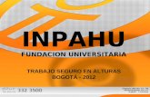 INPAHU FUNDACION UNIVERSITARIA TRABAJO SEGURO EN ALTURAS BOGOTÁ - 2012.