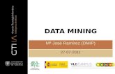 D ATA M INING Mª José Ramírez (DMIP) 27-07-2011. Índice Presentación Líneas de Investigación DMIP Negociación basada en Minería de Datos.