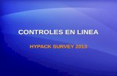 CONTROLES EN LINEA HYPACK SURVEY 2013. Seleccionando una Línea Planeada La línea planeada activa actual es de color rojo (por defecto) con flechas. MétodoAcción/Resultado.