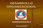 DESARROLLO ORGANIZACIONAL ADMINISTRACION II EDWIN JOSUE RAMIREZ.