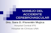 MANEJO DEL ACCIDENTE CEREBROVASCULAR Dra. Sara D. Florentín Mujica Hospital Central IPS Hospital de Clínicas UNA.
