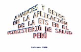 Febrero 2010. AVANCESAVANCES Se cuenta con un Equipo de Trabajo ETS-MINSA-Perú Se cuenta con un Equipo de Trabajo ETS-MINSA-Perú OB OOBBJEJETTIIVVOOOOBBJEJETTIIVVOOTIVO.