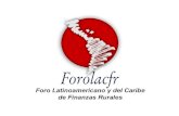 Cobertura Actual 11 Redes de Microfinanzas integradas al Forolacfr 217 Instituciones de Microfinanzas (EMF) 948,161 clientes atendidos 462 millones de.