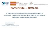 BVS Chile – BVS.CL 4º Reunión de Coordinación Regional de la BVS. Grupo de Trabajo: Desarrollo de la BVS en los países. Salvador, 19-20 septiembre 2005.