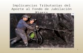 CPCC Alberto Guizado D.1 Implicancias Tributarias del Aporte al Fondo de Jubilación Minera.