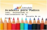 Academia para Padres Tema: Entendiendo el Funcionamiento de la Escuela de su Hijo/a 1.