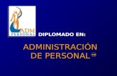 ADMINISTRACIÓN DE PERSONAL MR DIPLOMADO EN:. Preparar específicamente Personal con la Especialización en las Leyes que Regulan la Administración de Personal.