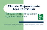 Plan de Mejoramiento Area Curricular Renovación de Acreditación Ingeniería Eléctrica Camilo Cortés, Freddy Andrés Olarte, Luis Eduardo Gallego, Jaime Alemán.