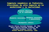 Complejo neumónico en Pediatría. Afecciones de alto impacto en la morbilidad y la mortalidad. Marcio Ulises Estrada Paneque. MD. PhD. Genco Marcio Estrada.