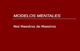 MODELOS MENTALES Red Maestros de Maestros. 2 Objetivos Favorecer en los participantes la disposición al cambio personal Identificar herramientas que favorecen.