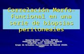 Correlación Morfo- Funcional en una serie de biopsias peritoneales Hospital Univ. La Paz. Madrid Hospital Univ. La Princesa. Madrid Hospital Univ. Guadalajara.