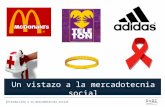 Introducción a la mercadotecnia social Un vistazo a la mercadotecnia social.