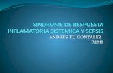 ANDRES KU GONZALEZ R1MI. SIRS DEFINICION: El Síndrome de Respuesta Inflamatoria Sistémica (SRIS) es definido como la respuesta orgánica, como mecanismo.