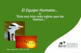 SOM, Guadarrama, Enero de 2003 El Equipo Humano... oDios nos hizo más sabios que los Gansos…