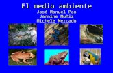 El medio ambiente José Manuel Pan Jannine Muñiz Michele Mercado.