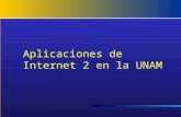 Aplicaciones de Internet 2 en la UNAM. Aplicaciones Internet 2 Comunicaciones basadas en video Videoconferencia, nuevos estándares Sobre el protocolo.