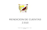 RENDICION DE CUENTAS 2.010 "Gestión Social y Trabajo comunitario.... Todos por Lérida"