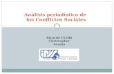 Análisis periodístico de los Conflictos Sociales Ricardo Uceda Christopher Acosta.