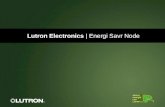Lutron Electronics | Energi Savr Node ahorre energía con Lutron TM.