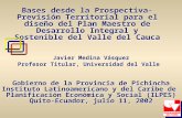 Bases desde la Prospectiva-Previsión Territorial para el diseño del Plan Maestro de Desarrollo Integral y Sostenible del Valle del Cauca Gobierno de la.