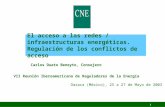 1 El acceso a las redes / infraestructuras energéticas. Regulación de los conflictos de acceso VII Reunión Iberoamericana de Reguladores de la Energía.
