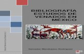 BIBLIOGRAFÍA ESTUDIOS DE VENADOS EN MÉXICO