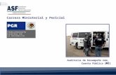 Cuenta Pública 2011 Auditoría de Desempeño núm. 47 Carrera Ministerial y Pericial.