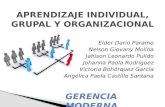 Aprendizaje individual grupal y organizacional