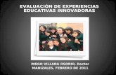 EVALUACIÓN DE EXPERIENCIAS EDUCATIVAS  INNOVADORAS