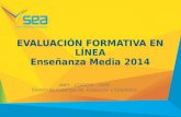EVALUACIÓN FORMATIVA EN LÍNEA Enseñanza Media 2014 ANEP – CODICEN – DSPE División de Investigación, Evaluación y Estadística.