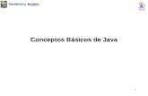 1 Conceptos Básicos de Java. 2 Características de la Programación en Java Sensible a mayúsculas/minúsculas. Palabras reservadas. Comentarios. Lenguaje.