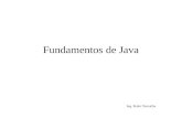 Fundamentos de Java Ing. Pedro Torrealba. OBJETIVOS Identificar los componentes básicos de los programas Java. Distinguir dos tipos de programa Java: