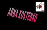 Anna Kostenko nació en Kiev, Ucrania en 1975. Ha vivido y trabaja en Cracovia, Polonia desde 1991. Se graduó en la Academia of Artes en Crakovia, donde.