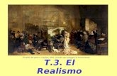 T.3. El Realismo El taller del pintor, Courbet, 1855. (Cuadro que inaugura el movimiento)