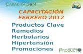 CAPACITACIÓN FEBRERO 2012 Productos Clave Remedios Herbolarios HipertensiónPromociones.