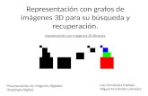 Representación con grafos de imágenes 3D para su búsqueda y recuperación. Aproximación con imágenes 2D Binarias. Luis Fernández Esteban. Miguel Fernández.