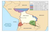 Ajustes territoriales de Bolivia País Años Causas Superficie (km²) Brasil 18601860, 186 7, 1903y 1 958186 719031 958 Conflictos bélicos y diplomáticos.