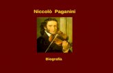 Niccolò Paganini Biografía Niccolo Paganini ( 1782 – 1840 ) Paganini es el más famoso y extraordinario violinista de todos los tiempos. Su nombre representa.