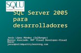 SQL Server 2005 Para Desarrolladores Madrid