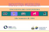 ENCUESTA DE COYUNTURA 2do Semestre de 2004. Opinión: Actual Entorno Económico para los Negocios en Jalisco FUENTE : SEIJAL - en base a investigación directa.