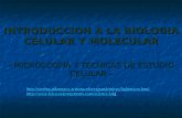 - MICROSCOPIA Y TECNICAS DE ESTUDIO CELULAR – INTRODUCCION A LA BIOLOGIA CELULAR Y MOLECULAR .