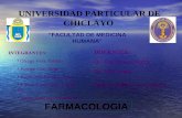 UNIVERSIDAD PARTICULAR DE CHICLAYO “FACULTAD DE MEDICINA HUMANA” DOCENTES: Dr. José Novoa Piedra. Dr. Julio Arana INTEGRANTES: Orrego Vera, Fabiola Postigo.