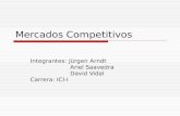 Mercados Competitivos Integrantes: Jürgen Arndt Ariel Saavedra David Vidal Carrera: ICI-I.