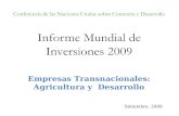 Empresas Transnacionales: Agricultura y Desarrollo Setiembre, 2009.