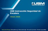 HSE Instrucción Seguridad de Escalera Enero 2009.