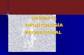 Unidad II. DEONTOLOGÍA PROFESIONAL. Deontología Profesional Denota el conjunto de reglas y principios que rigen determinadas conductas de los profesionales,