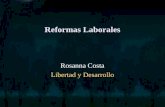 Reformas Laborales Rosanna Costa Libertad y Desarrollo.